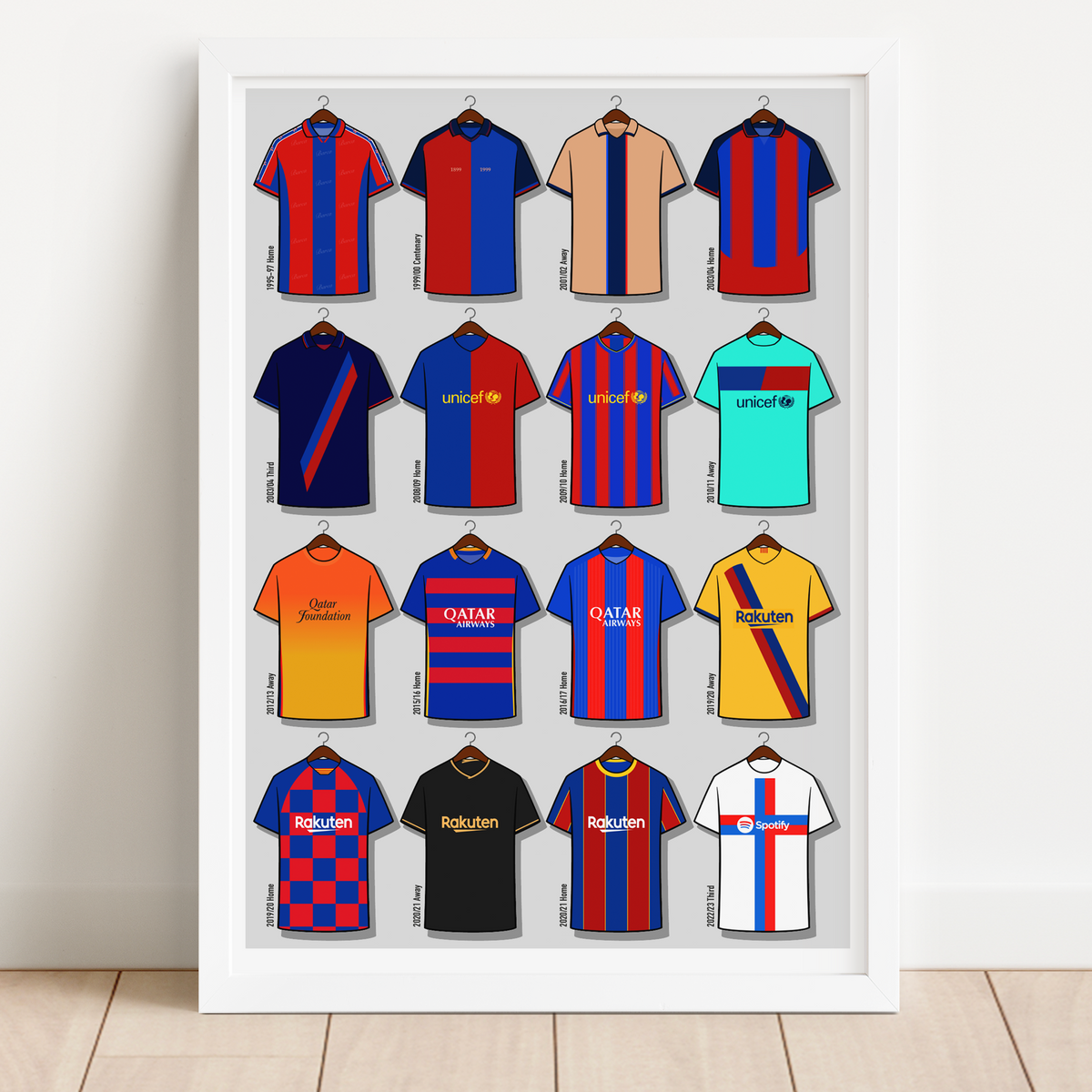 Barcelona Shirts Print