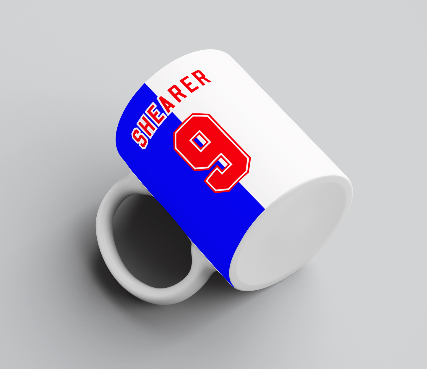 Personalised Retro Blackburn Rovers Mug - Any Name and Number