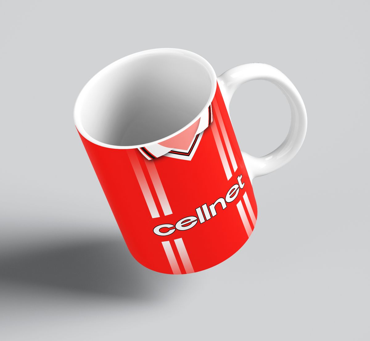 Personalised Retro Middlesborough Mug - Any Name and Number