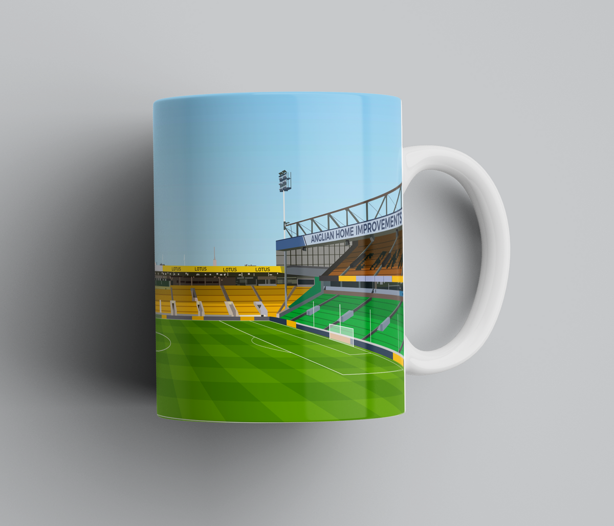 Carrow Road Stadium Mug