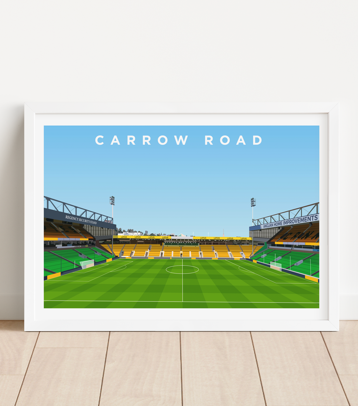 Carrow Road Stadium Print