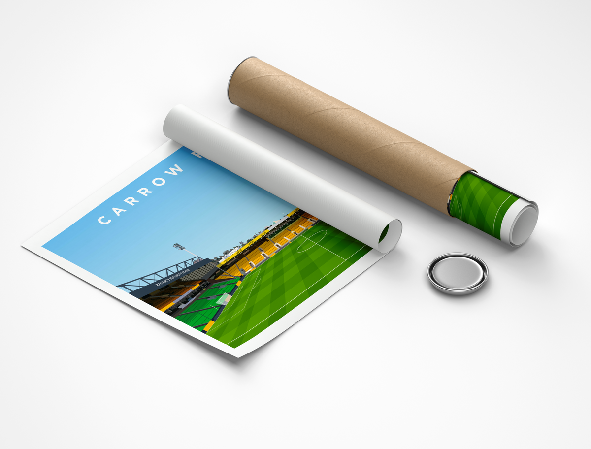 Carrow Road Stadium Print