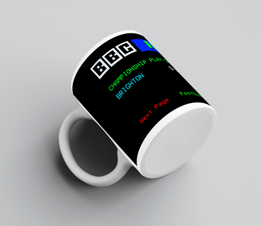 Personalised Retro Ceefax Mug