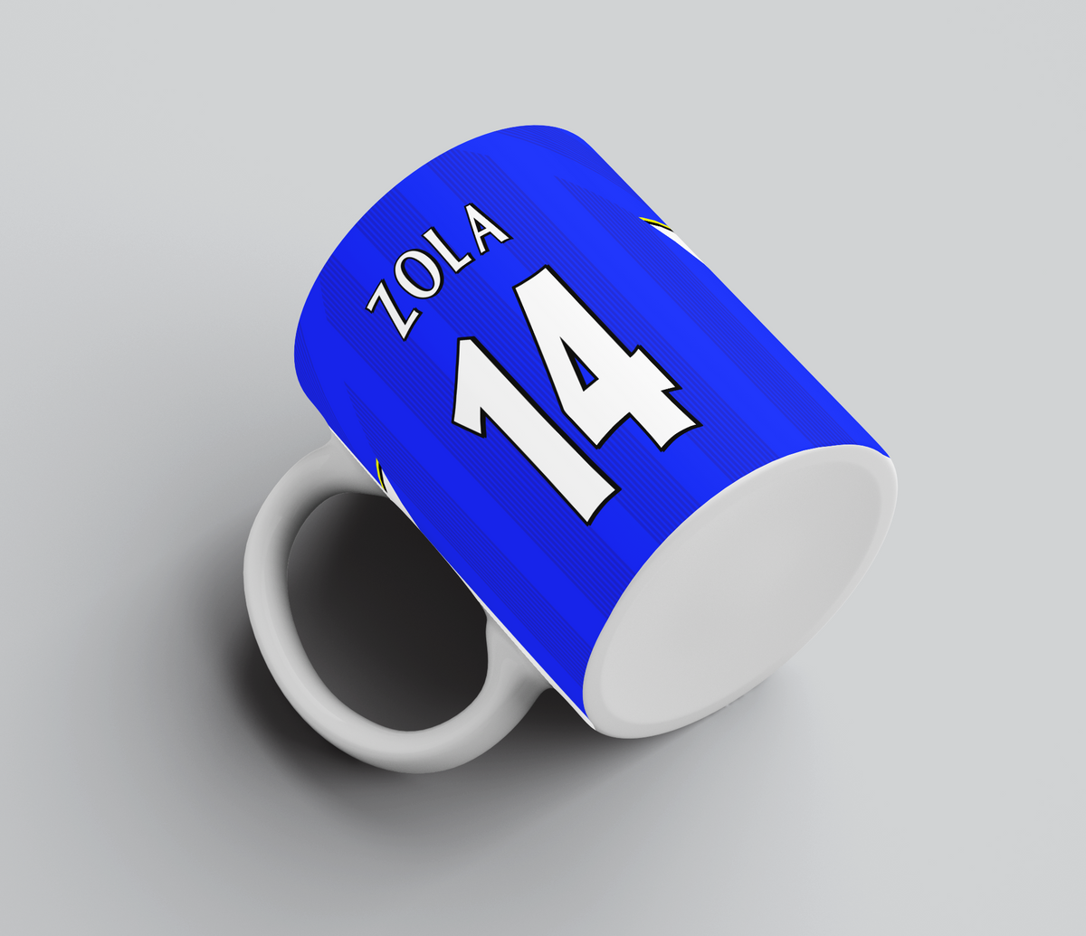 Personalised Retro Chelsea Mug - Any Name and Number