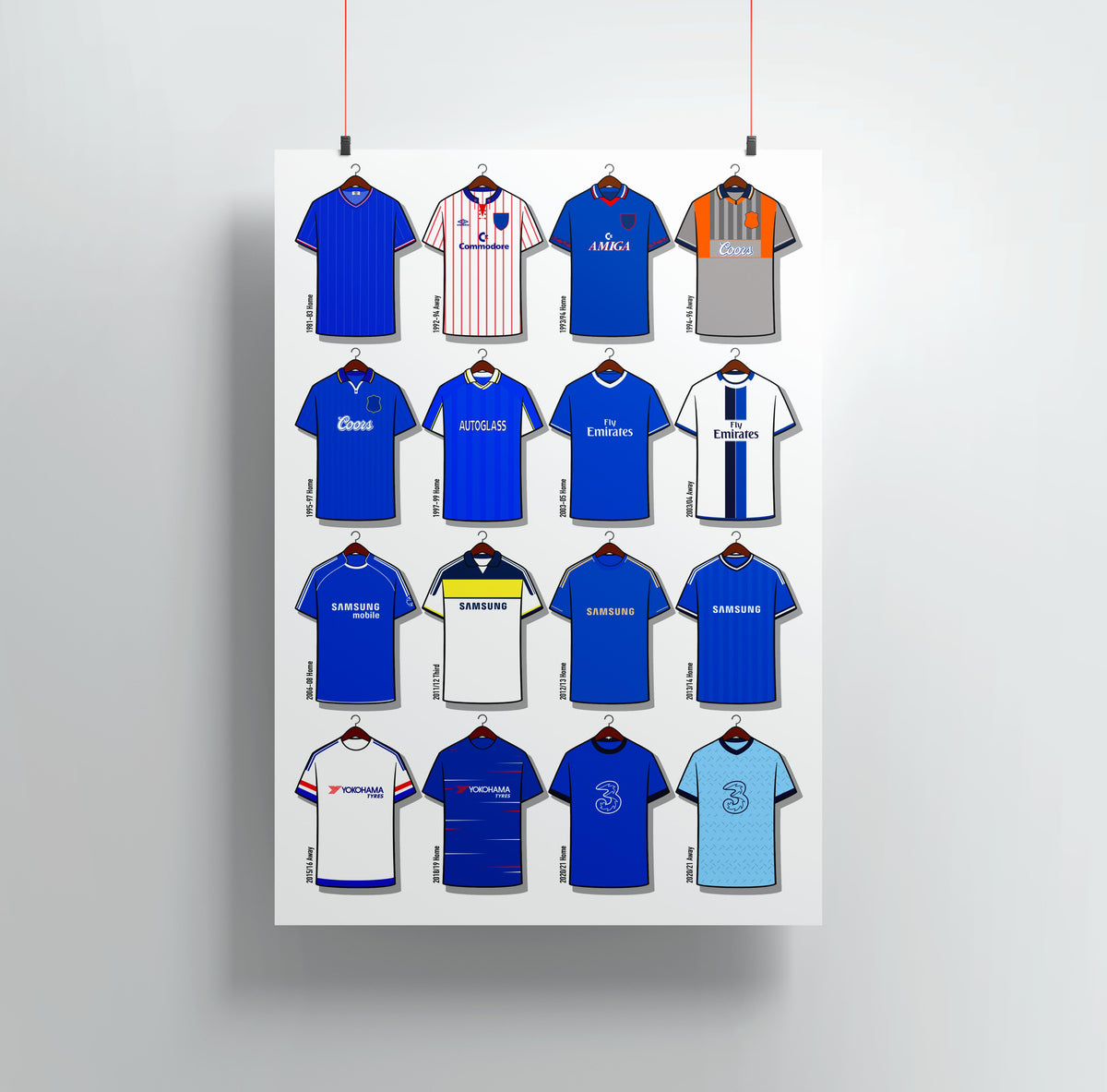 Chelsea Shirts Print