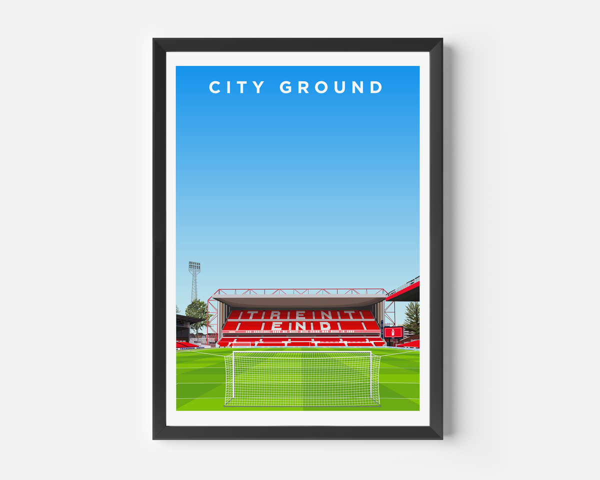 City Ground Stadium Print - Nottingham Forest