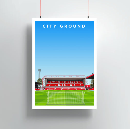 City Ground Stadium Print - Nottingham Forest