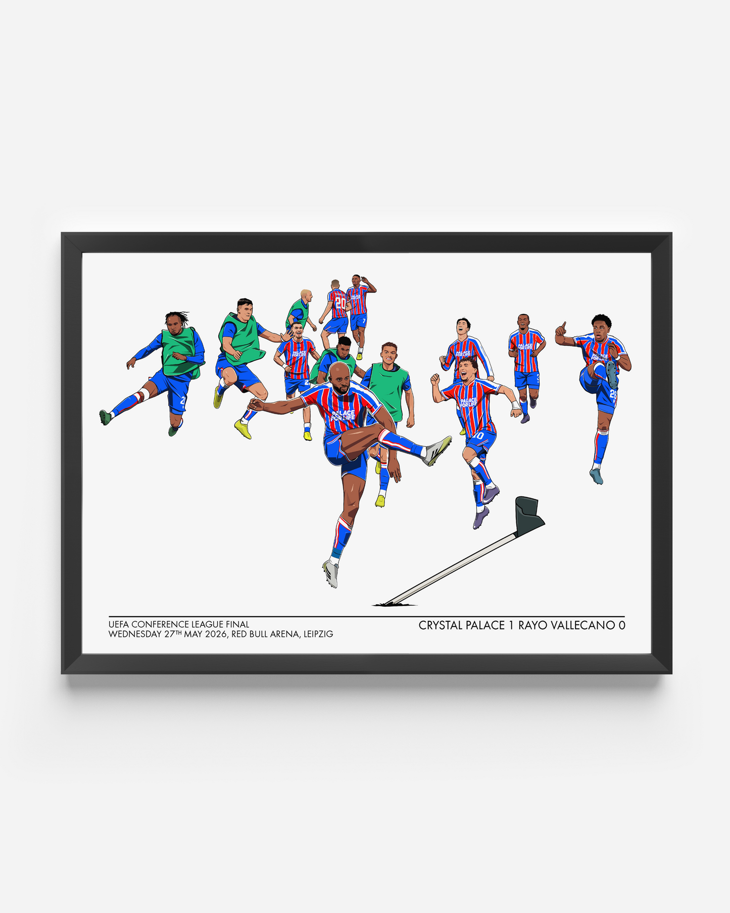 Crystal Palace Conference League Final Celebration Print