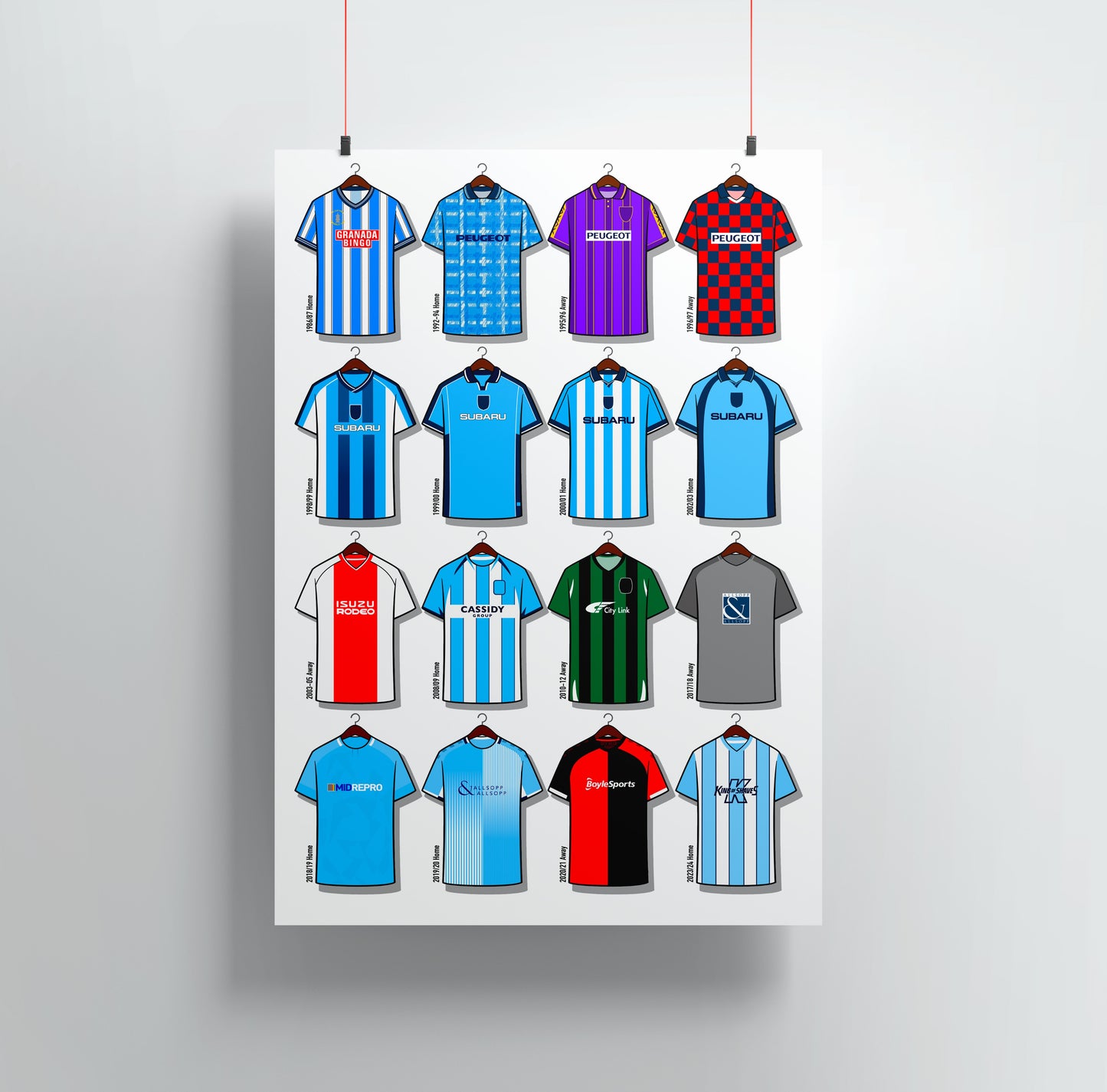 Coventry Shirts Print