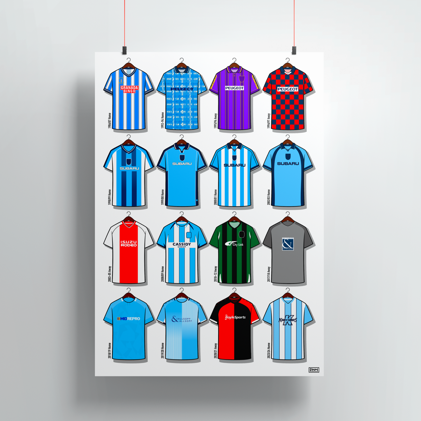 Coventry Shirts Print