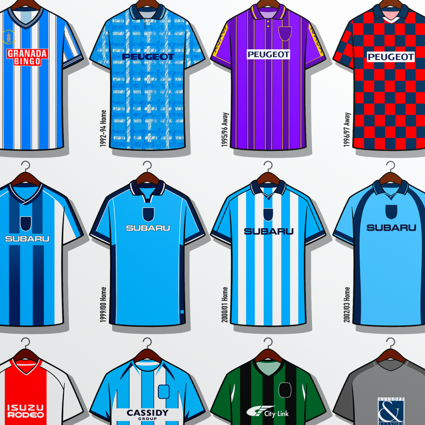 Coventry Shirts Print