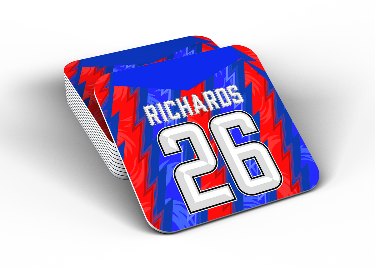 Palace 2026/27 Eagle Wings Shirt (Player Name and Number) Coasters