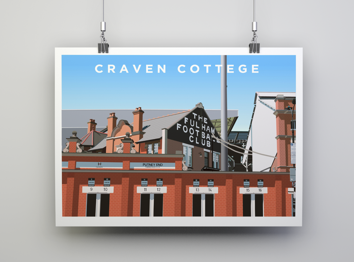 Craven Cottege Stadium Print