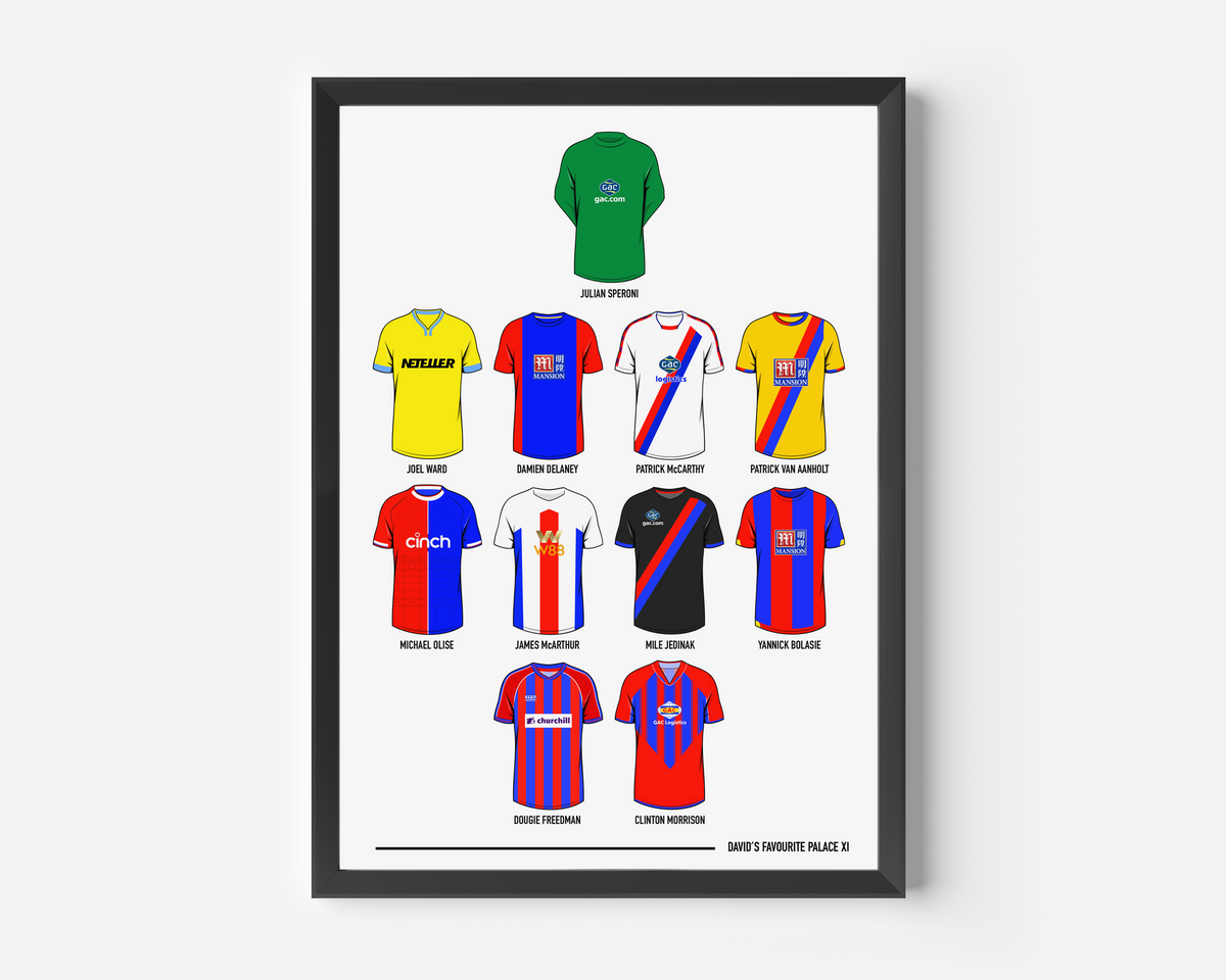Personalised Palace Dream XI Print