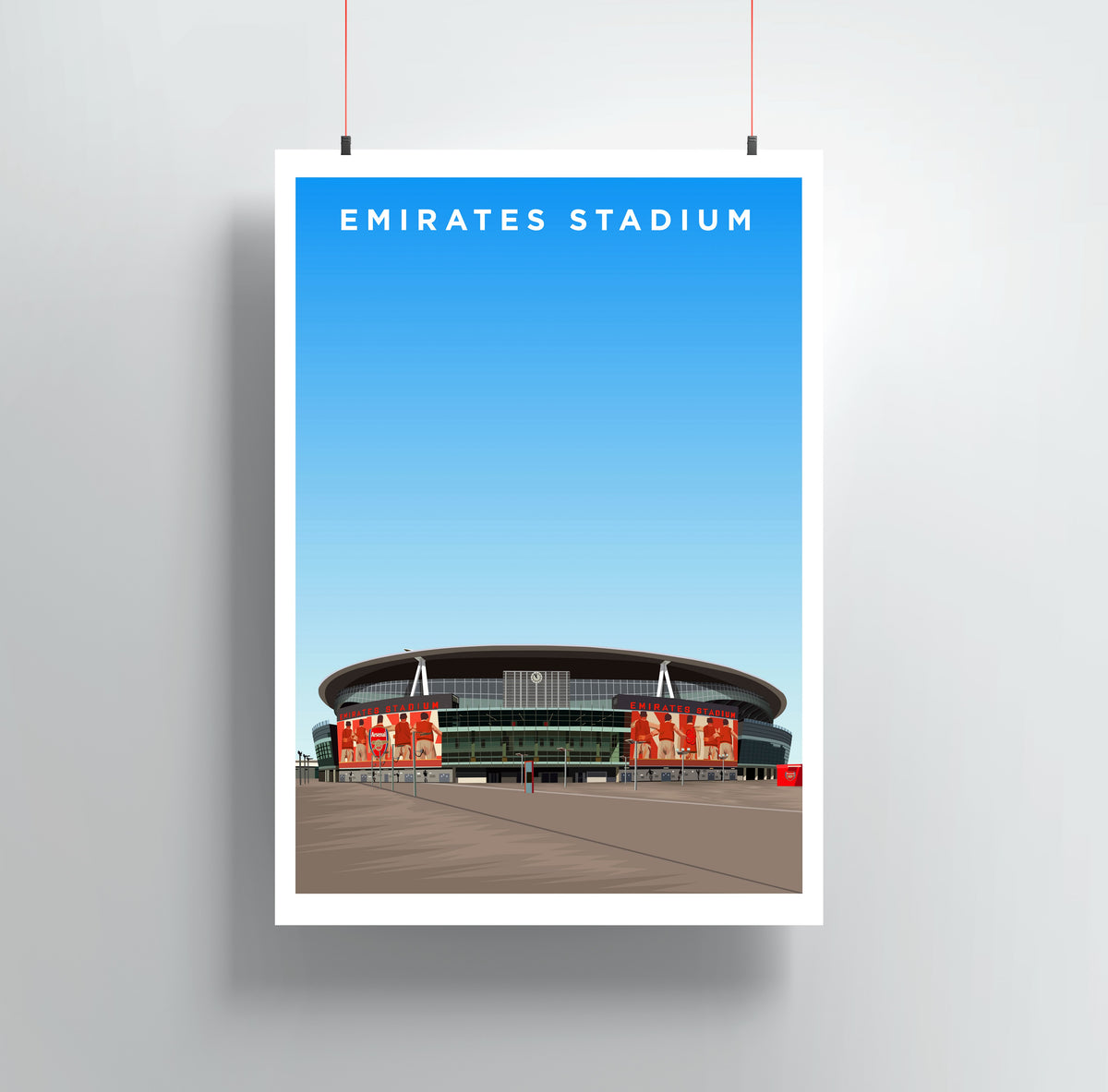 Emirates Stadium Print - Arsenal