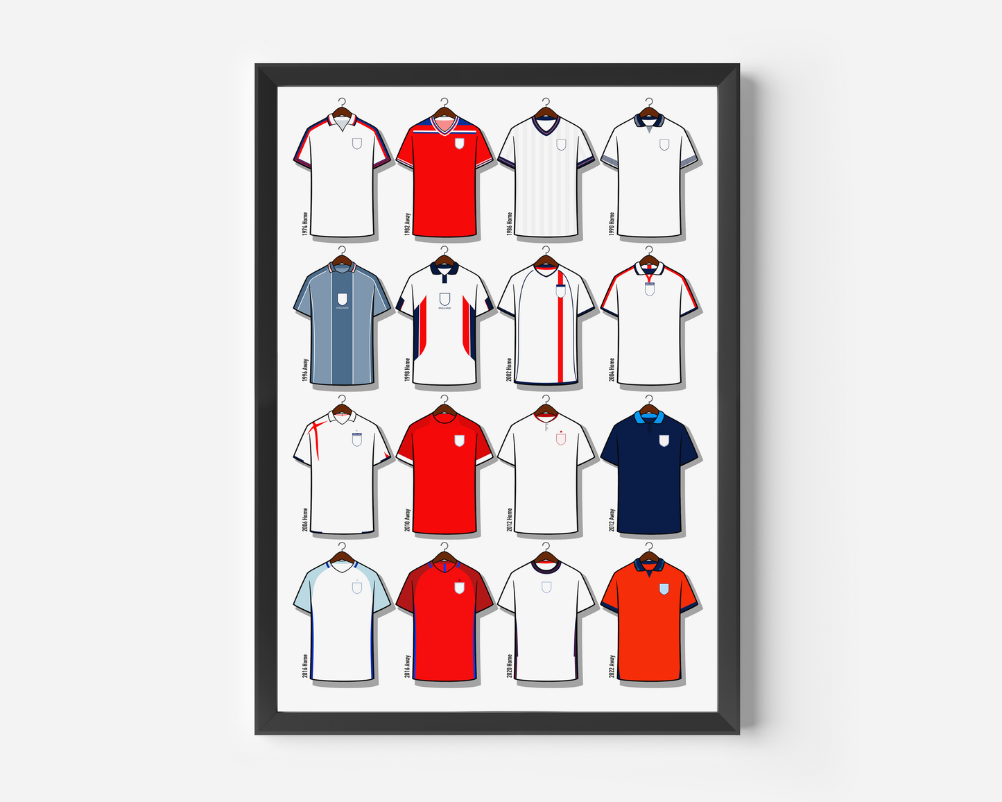 England Shirts Print