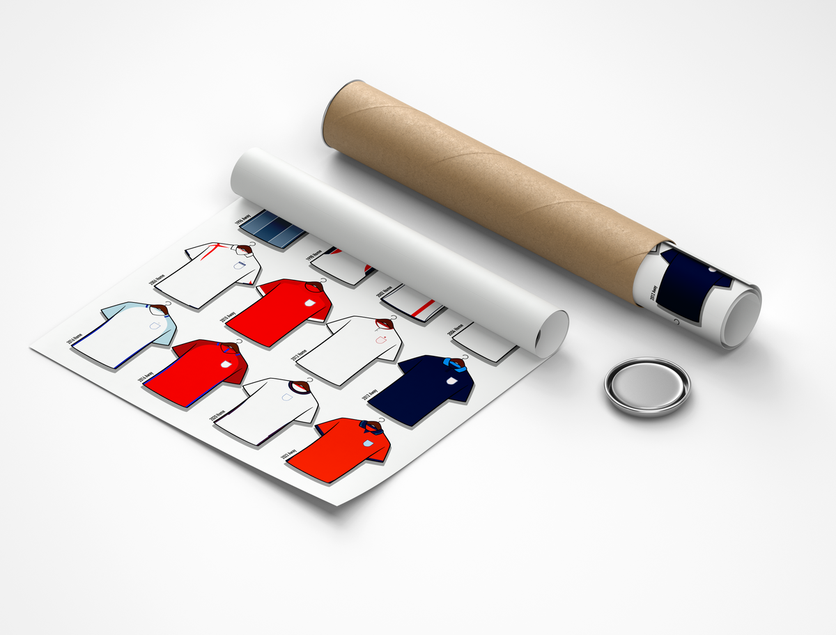 England Shirts Print