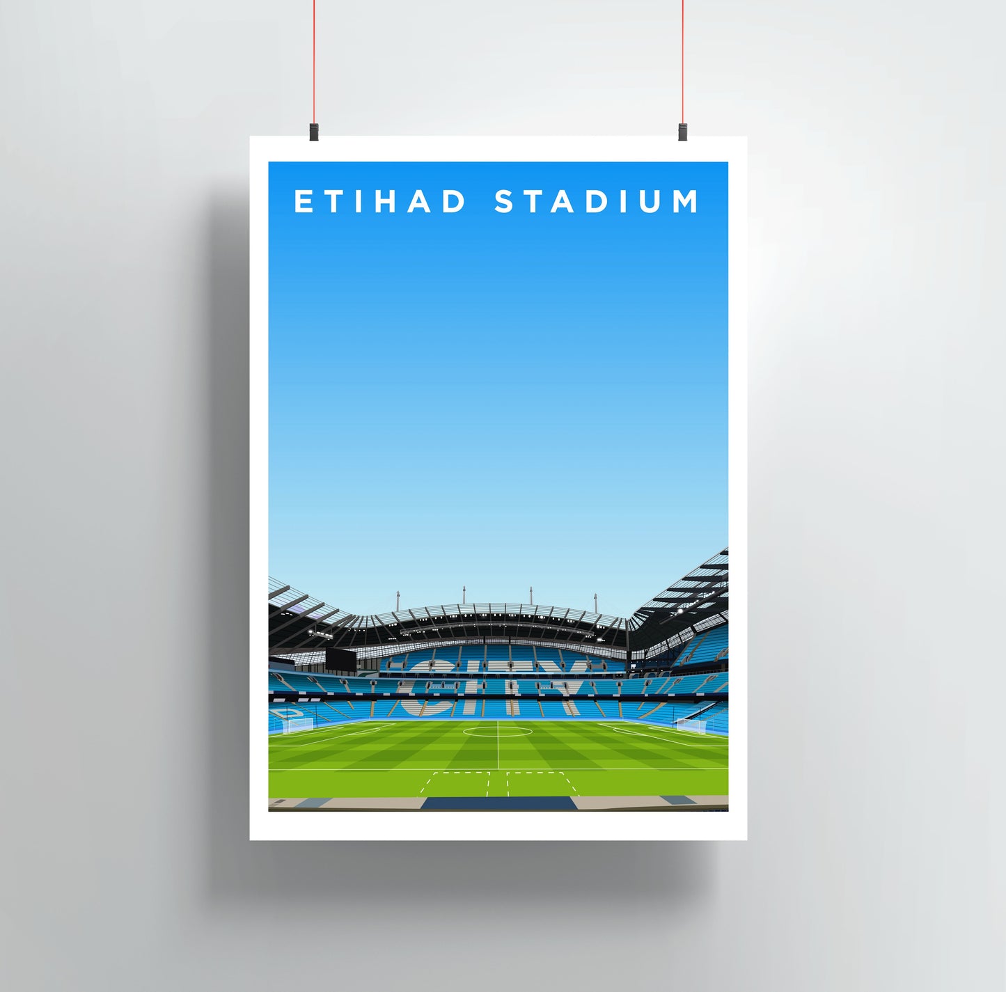 Etihad Stadium Print - Man City - Manchester City