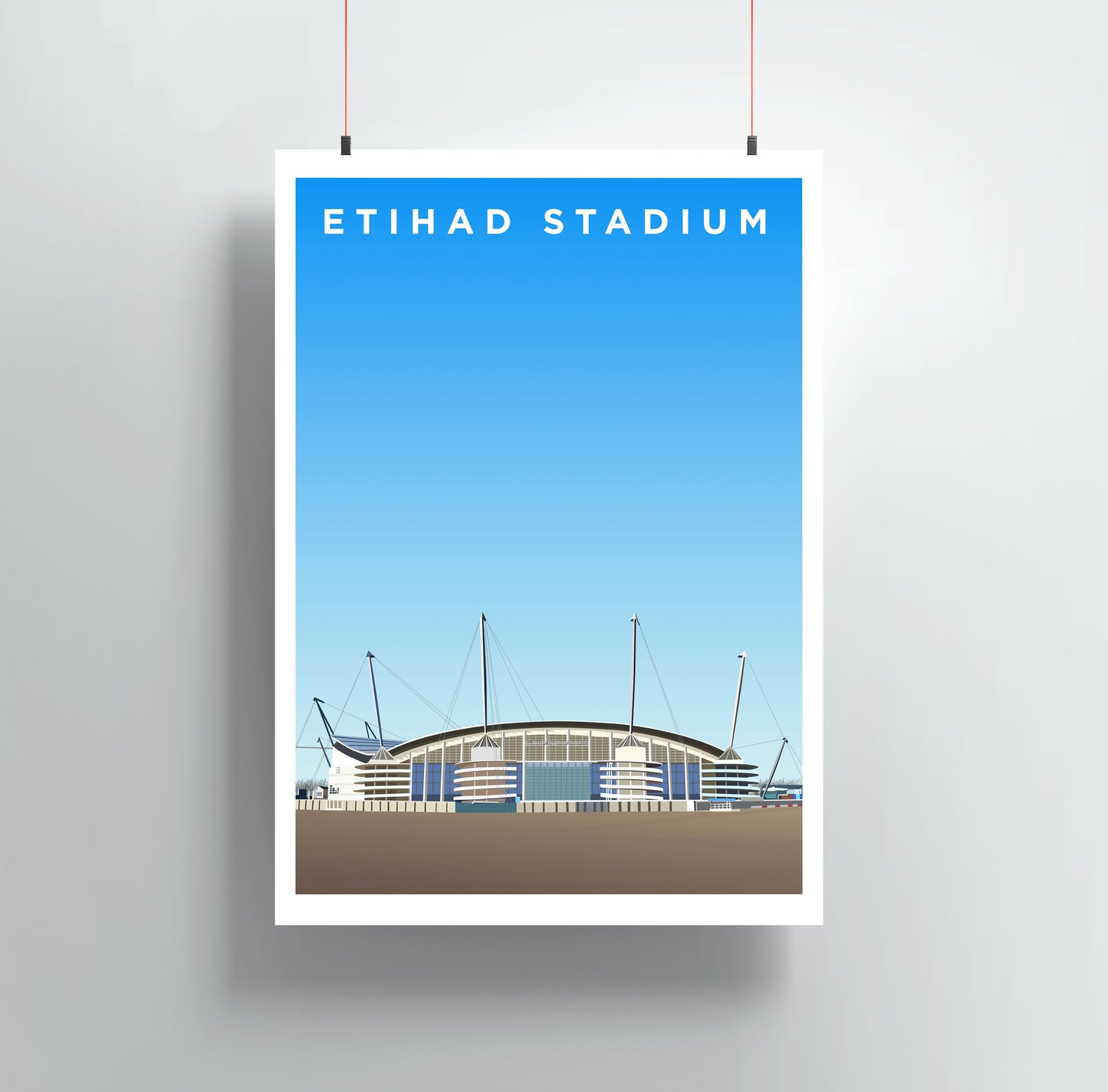 Etihad Stadium Print - Man City - Manchester City