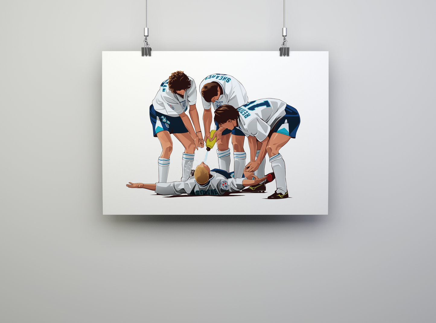 England Euro 96' Print