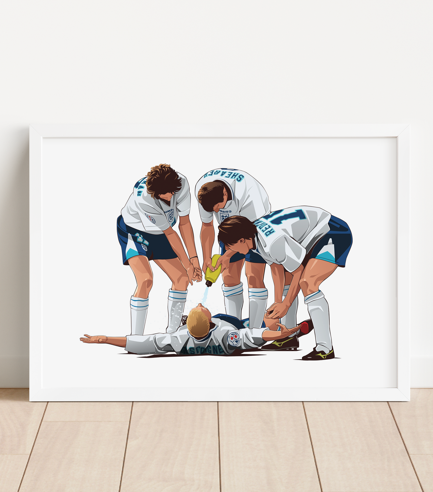 England Euro 96' Print
