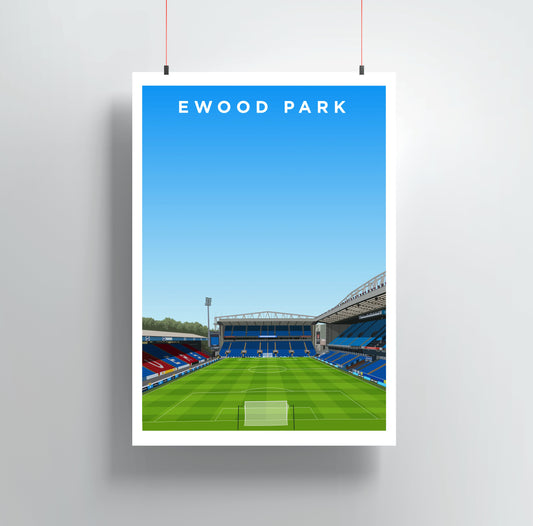 Ewood Park Stadium Print - Blackburn