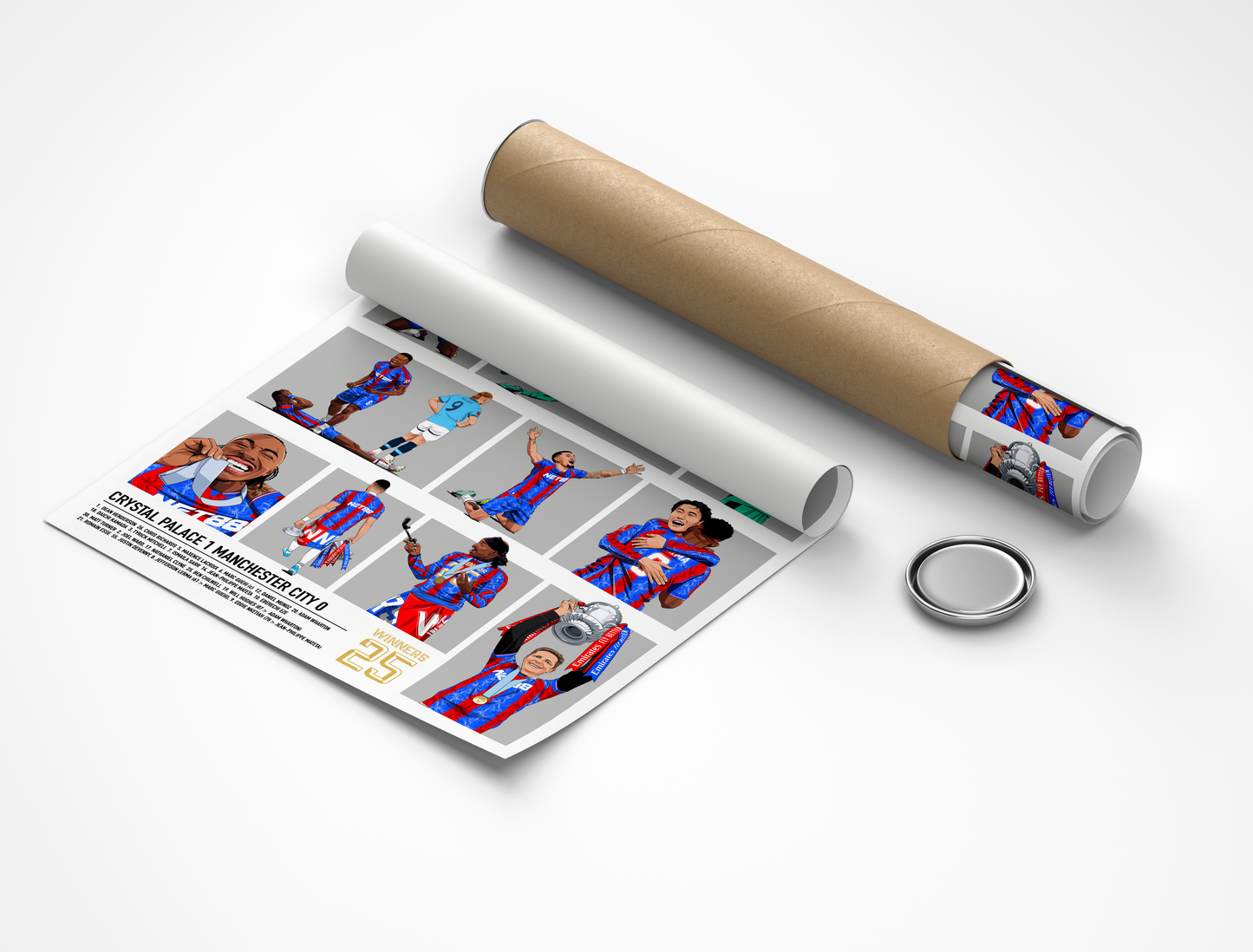 Crystal Palace 'Wembley Shook' FA Cup Final Print