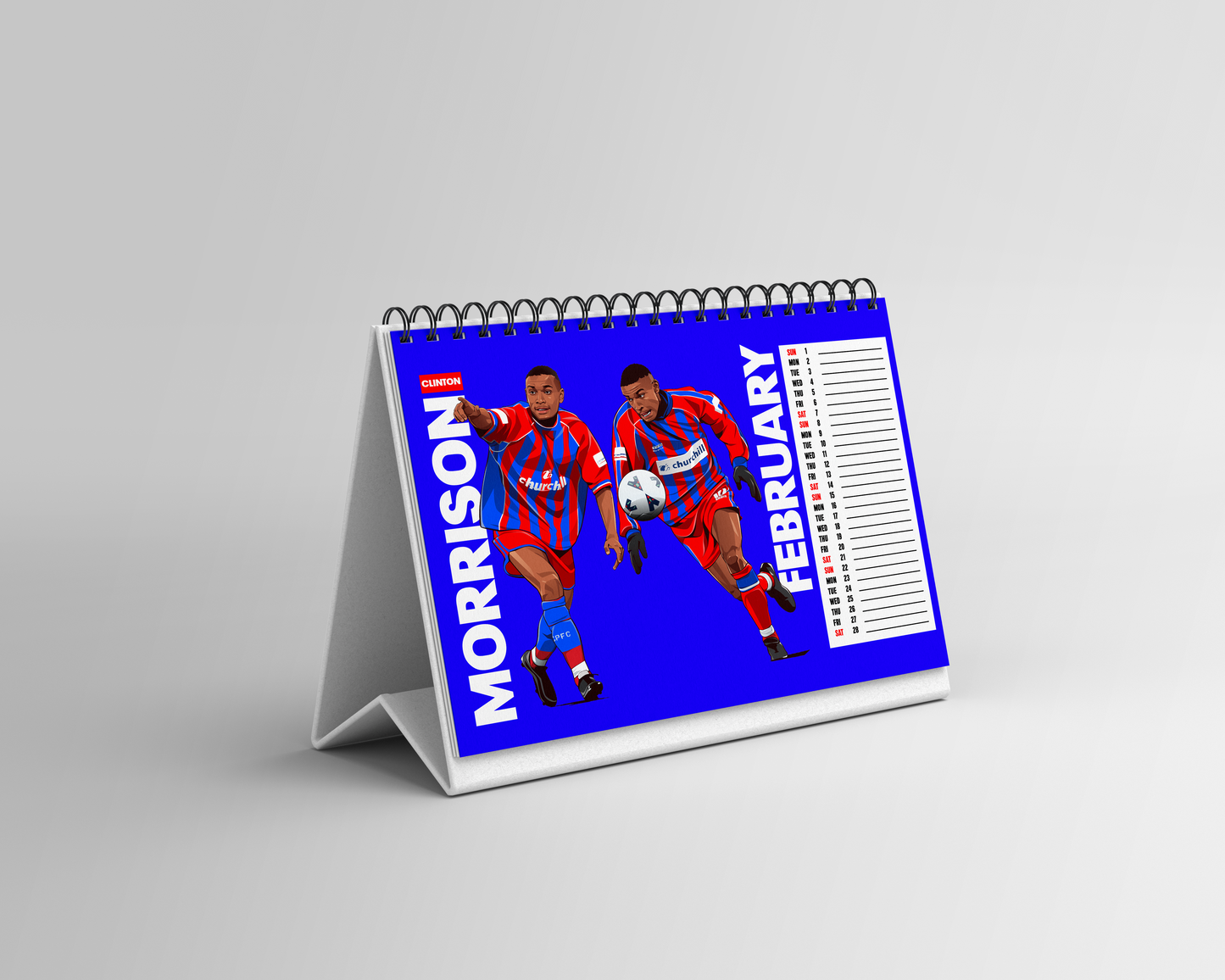 Palace Classic Players 2026 Desk Calendar