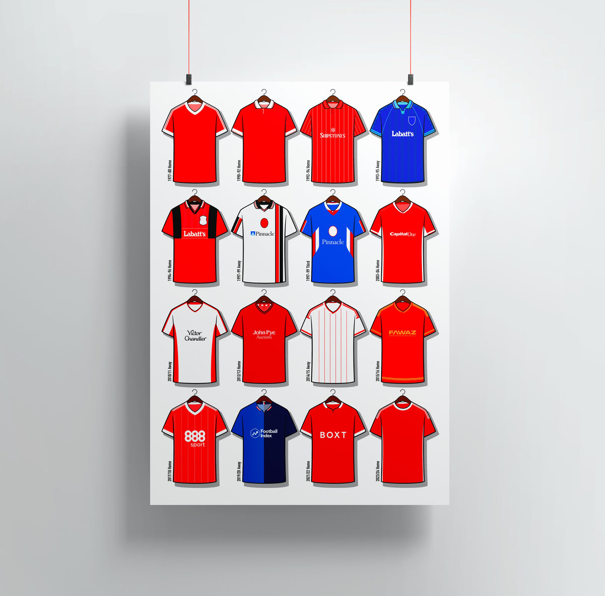 Nottingham Forest Shirts Print