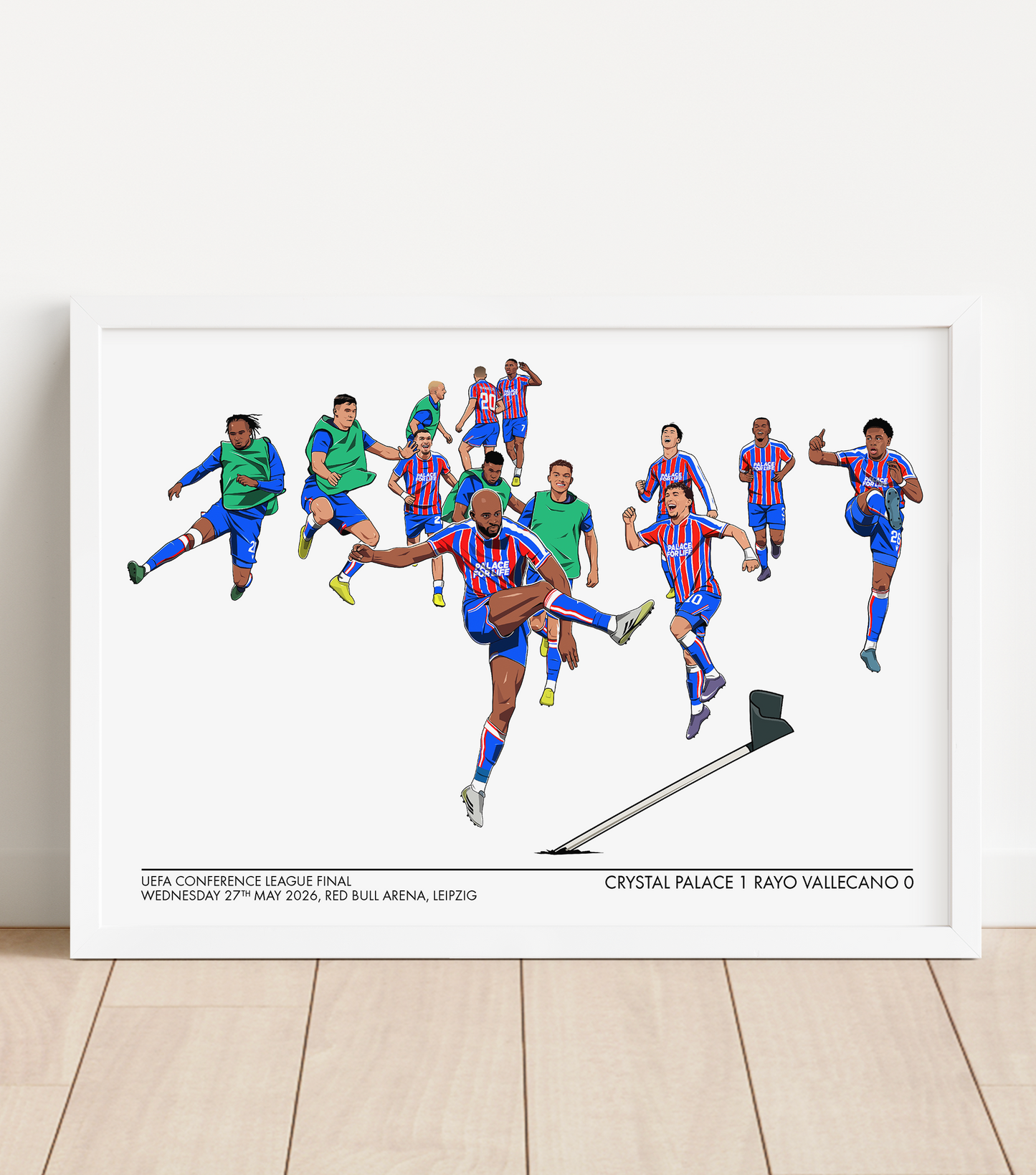 Crystal Palace Conference League Final Celebration Print