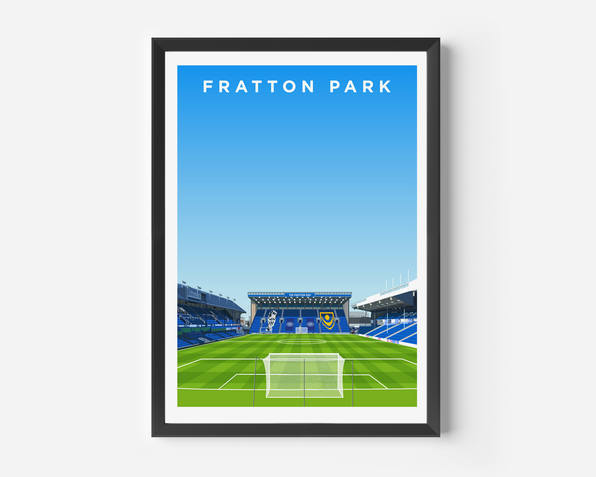Fratton Park Stadium Print