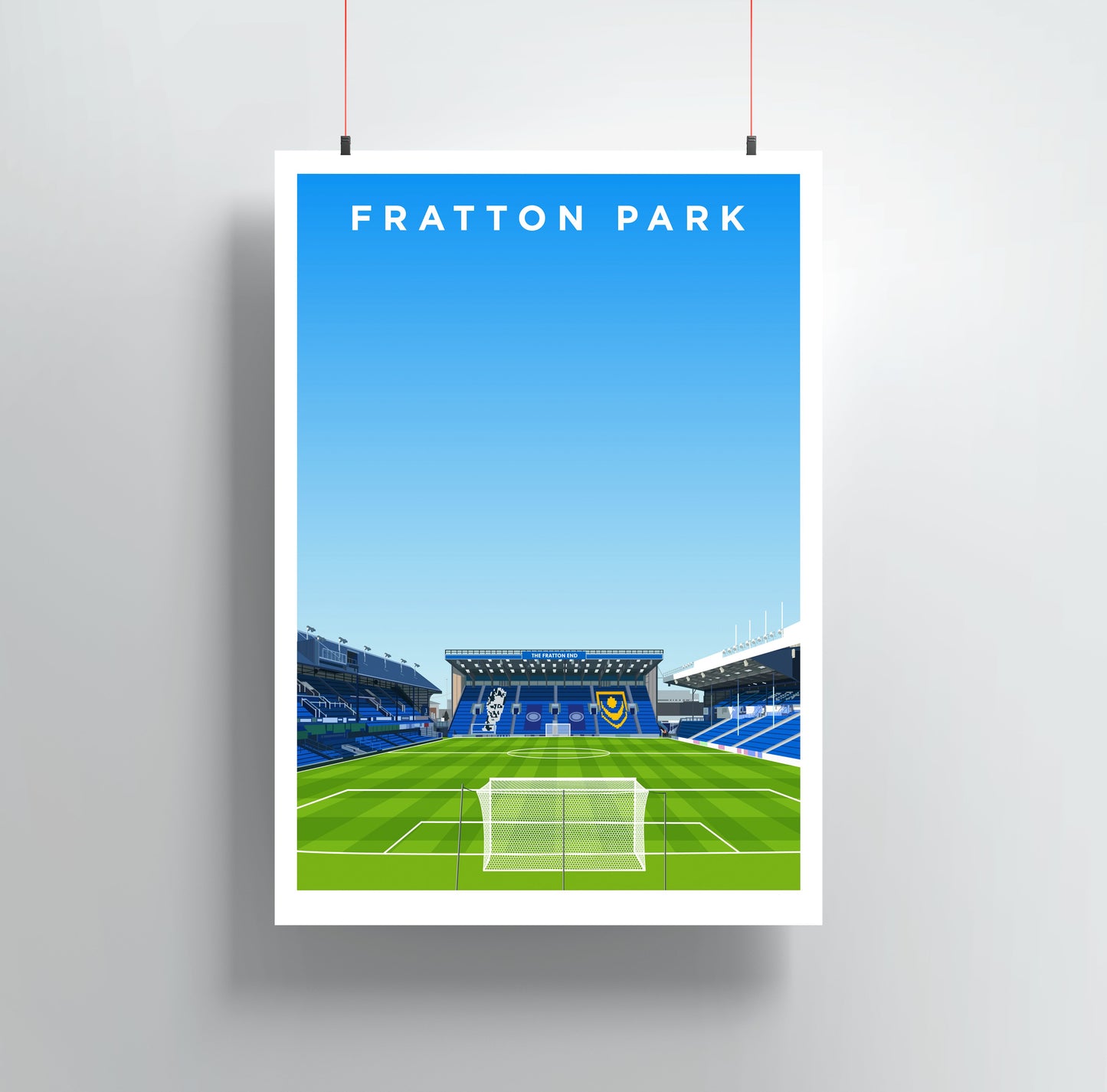 Fratton Park Stadium Print