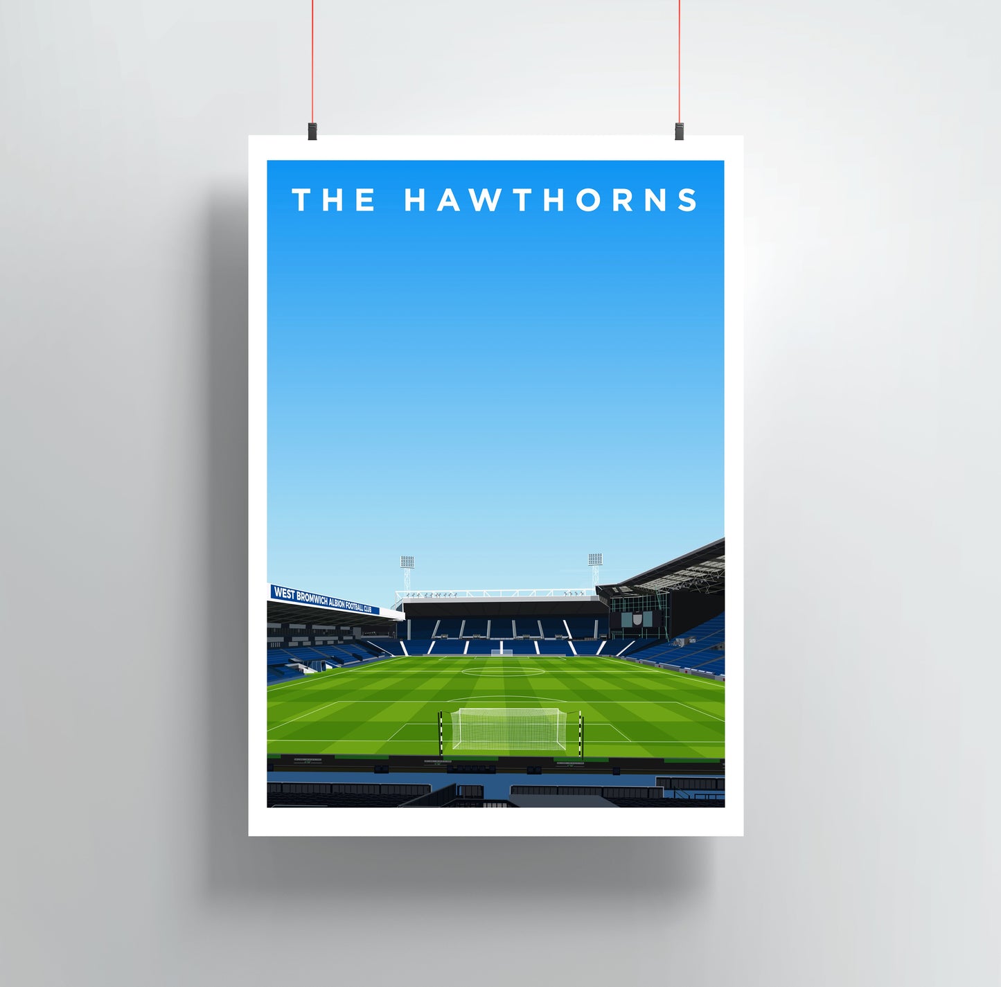 The Hawthorns Stadium Print - West Brom