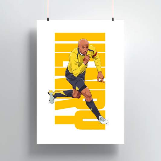 Thierry Henry Print