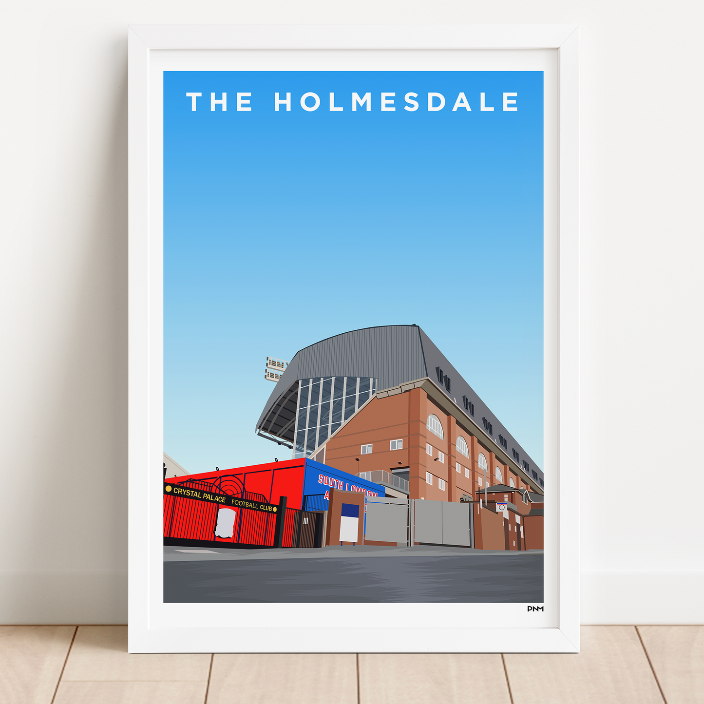Holmesdale Road Stand Print - Crystal Palace - Selhurst Park