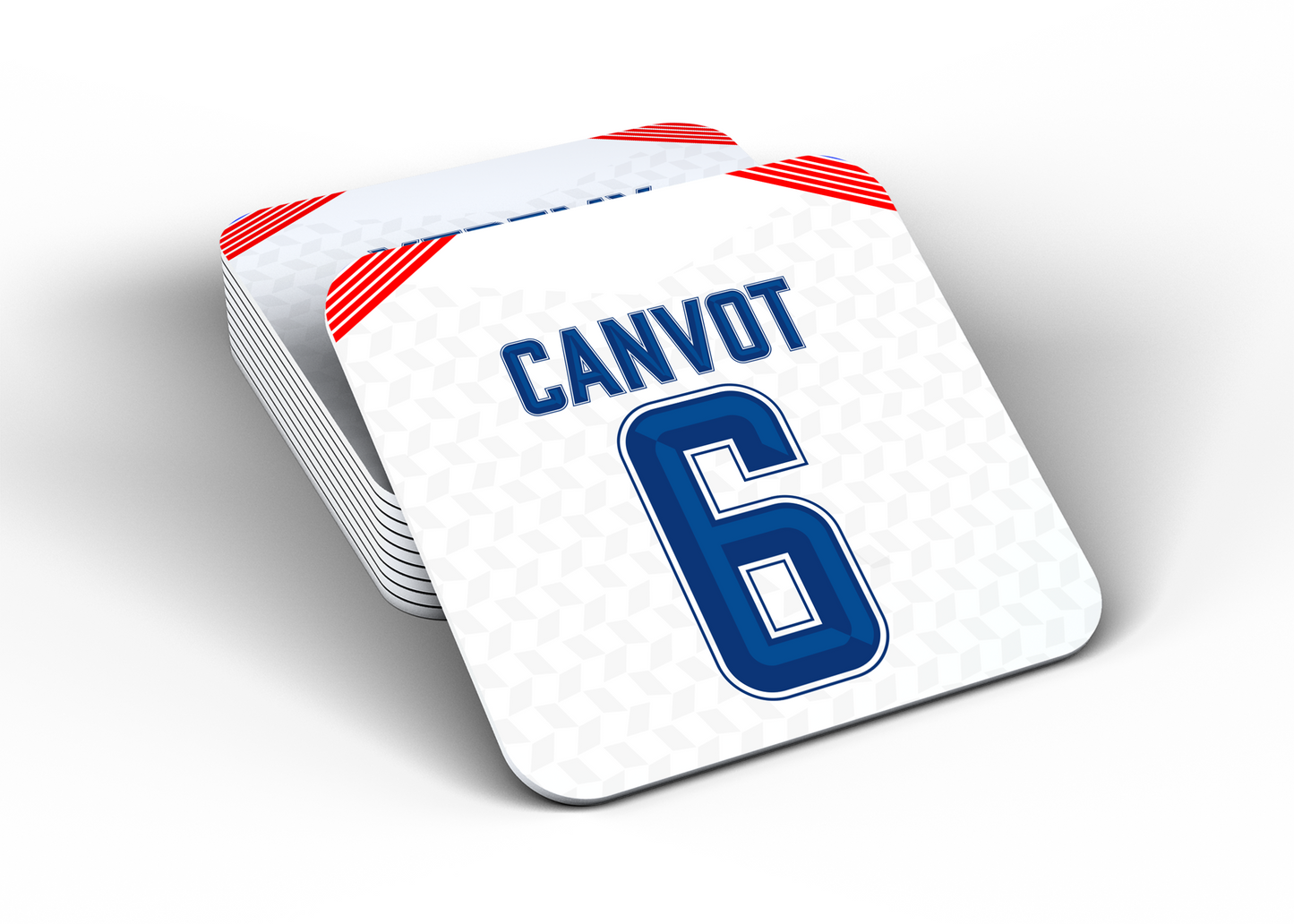 Palace 2026/27 Home Shirt (Player Name and Number) Coasters