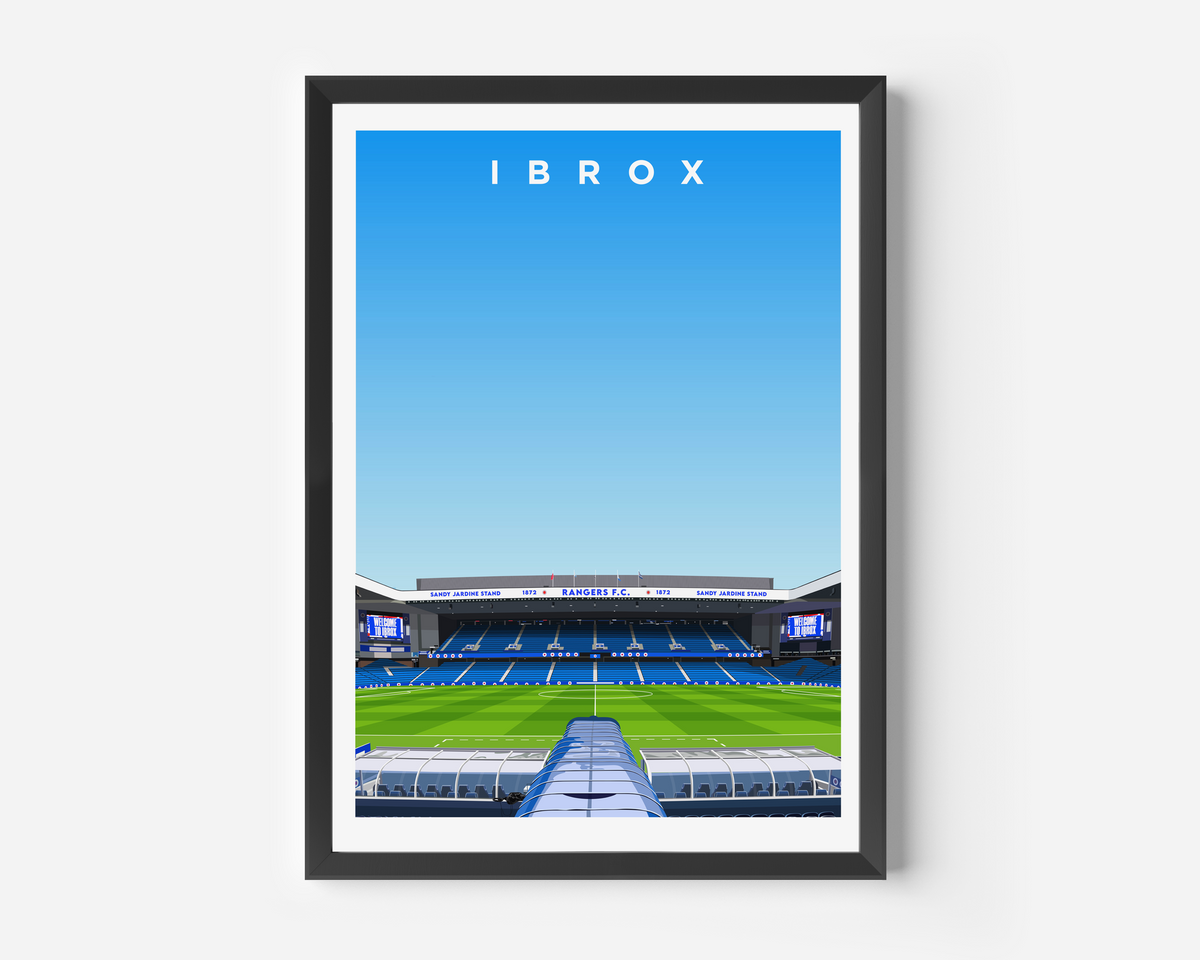 Ibrox Stadium Print