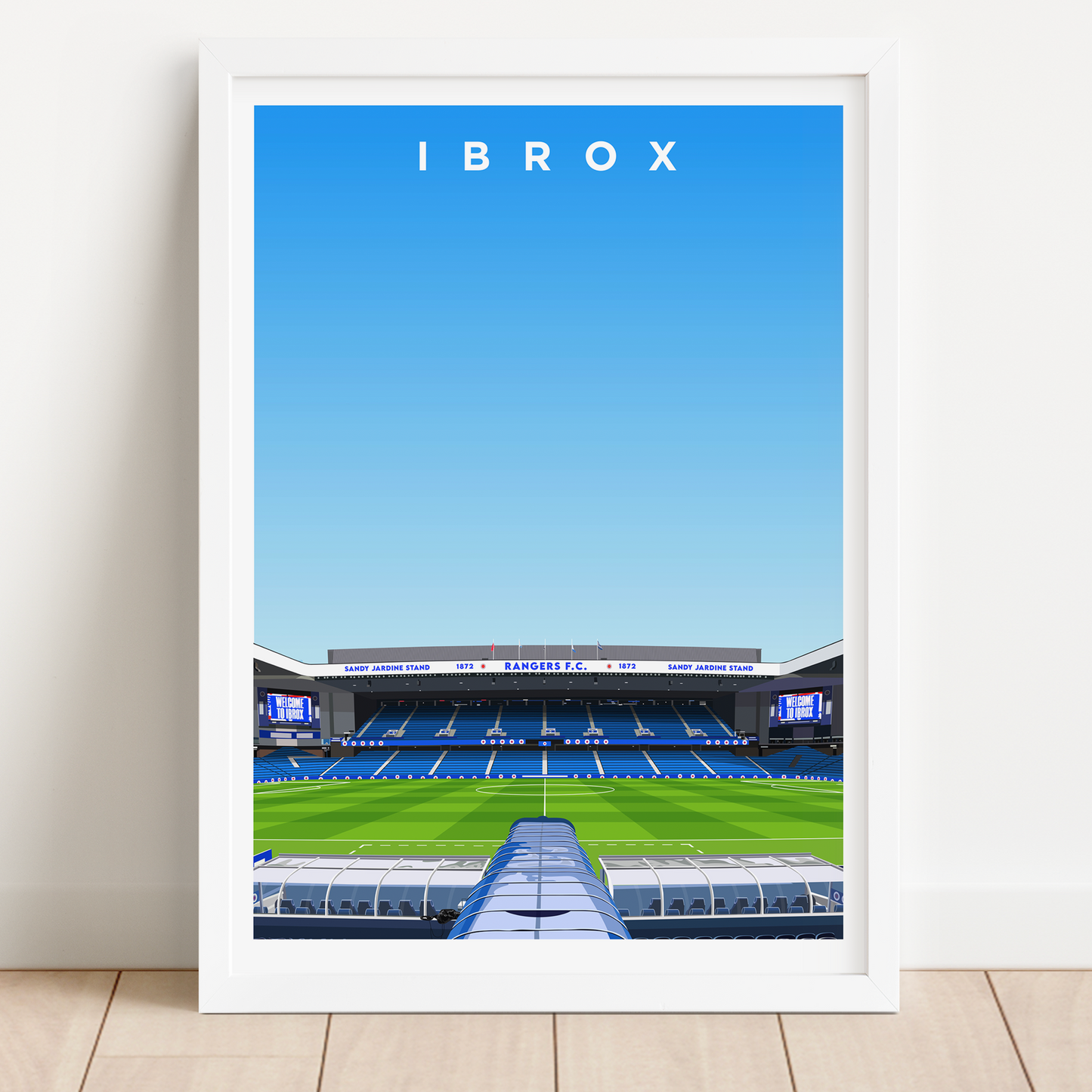 Ibrox Stadium Print