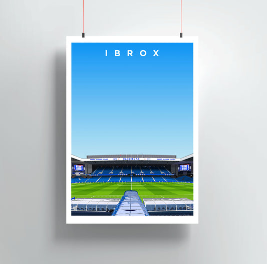 Ibrox Stadium Print