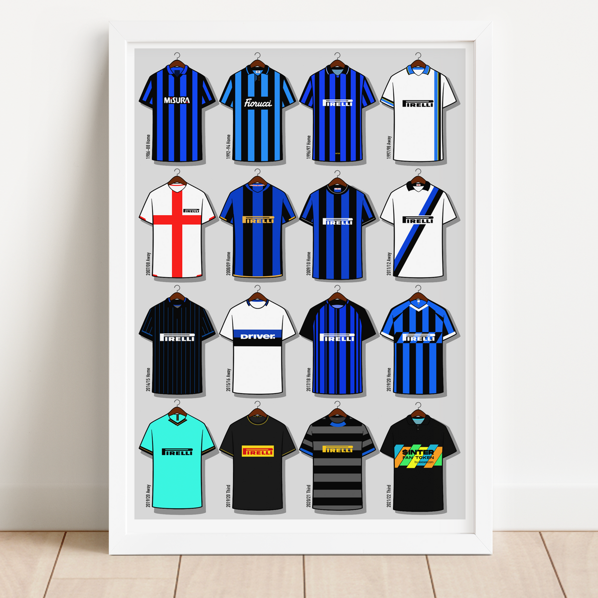 Inter Milan Shirts Print - Internazionale