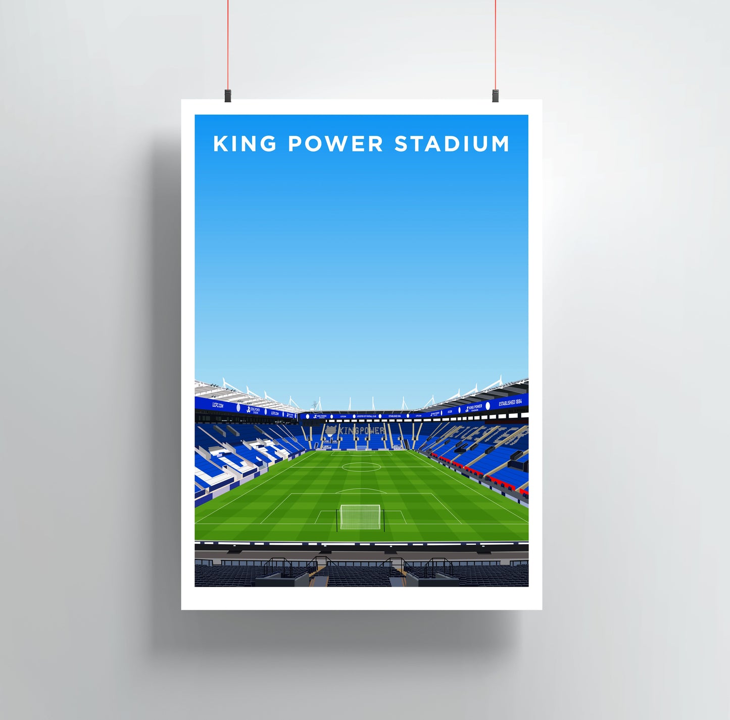 King Power Stadium Print