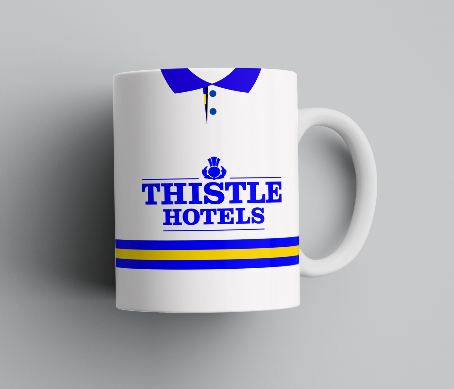 Personalised Retro Leeds United Mug - Any Name and Number
