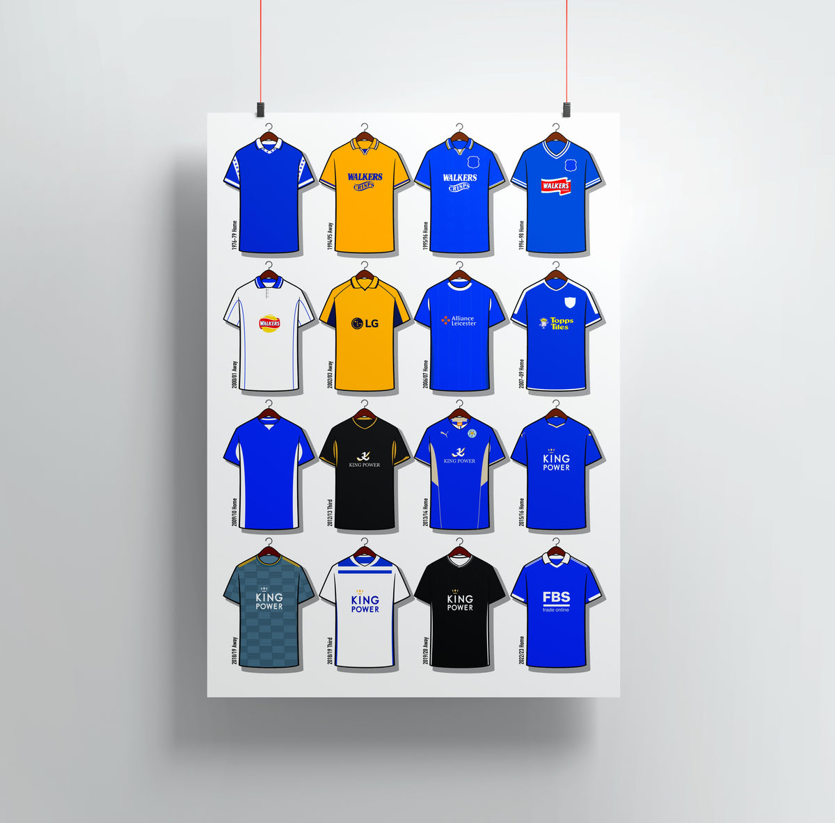 Leicester City Shirts Print