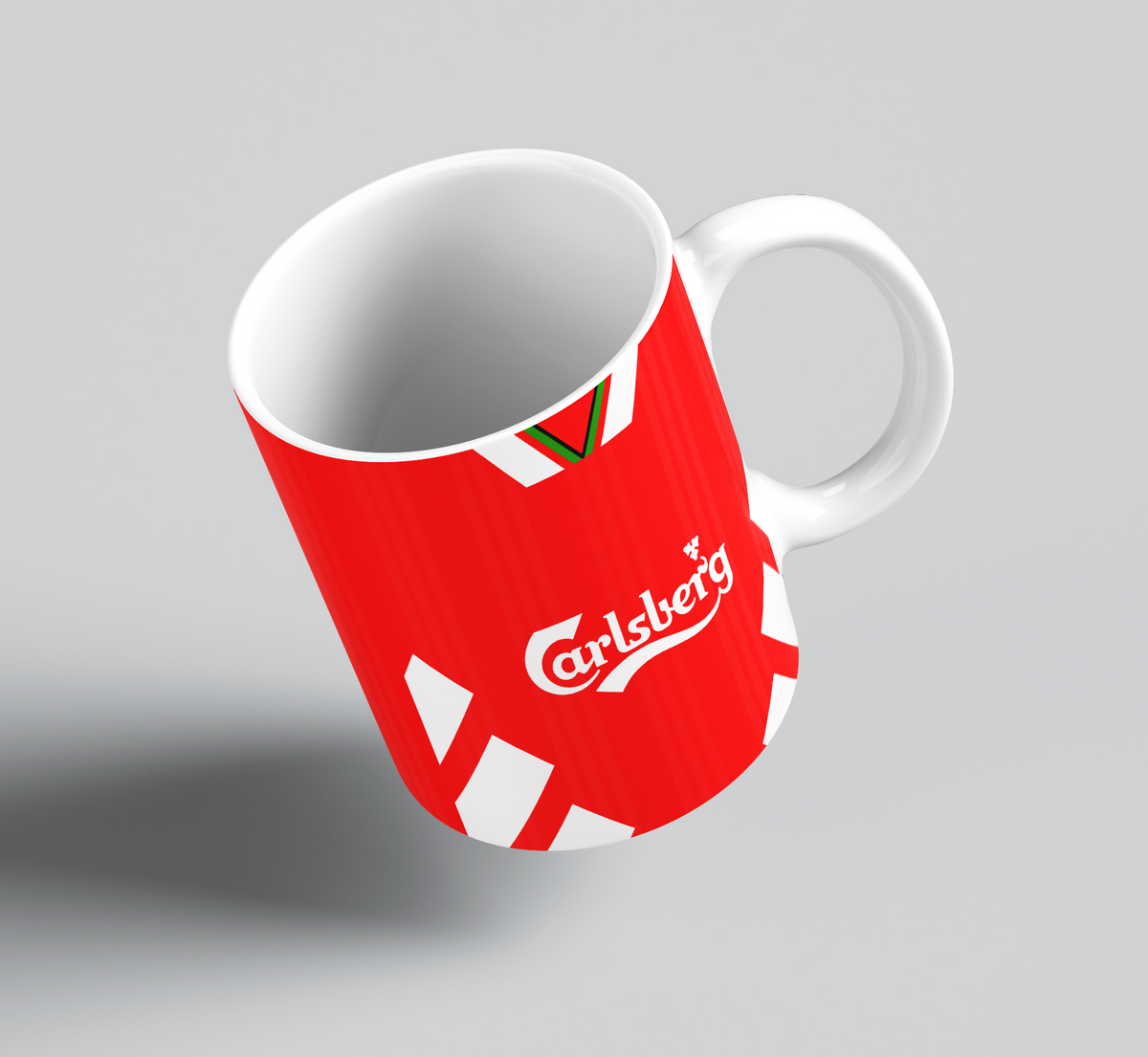 Personalised Retro Liverpool Mug - Any Name and Number