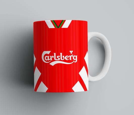 Personalised Retro Liverpool Mug - Any Name and Number