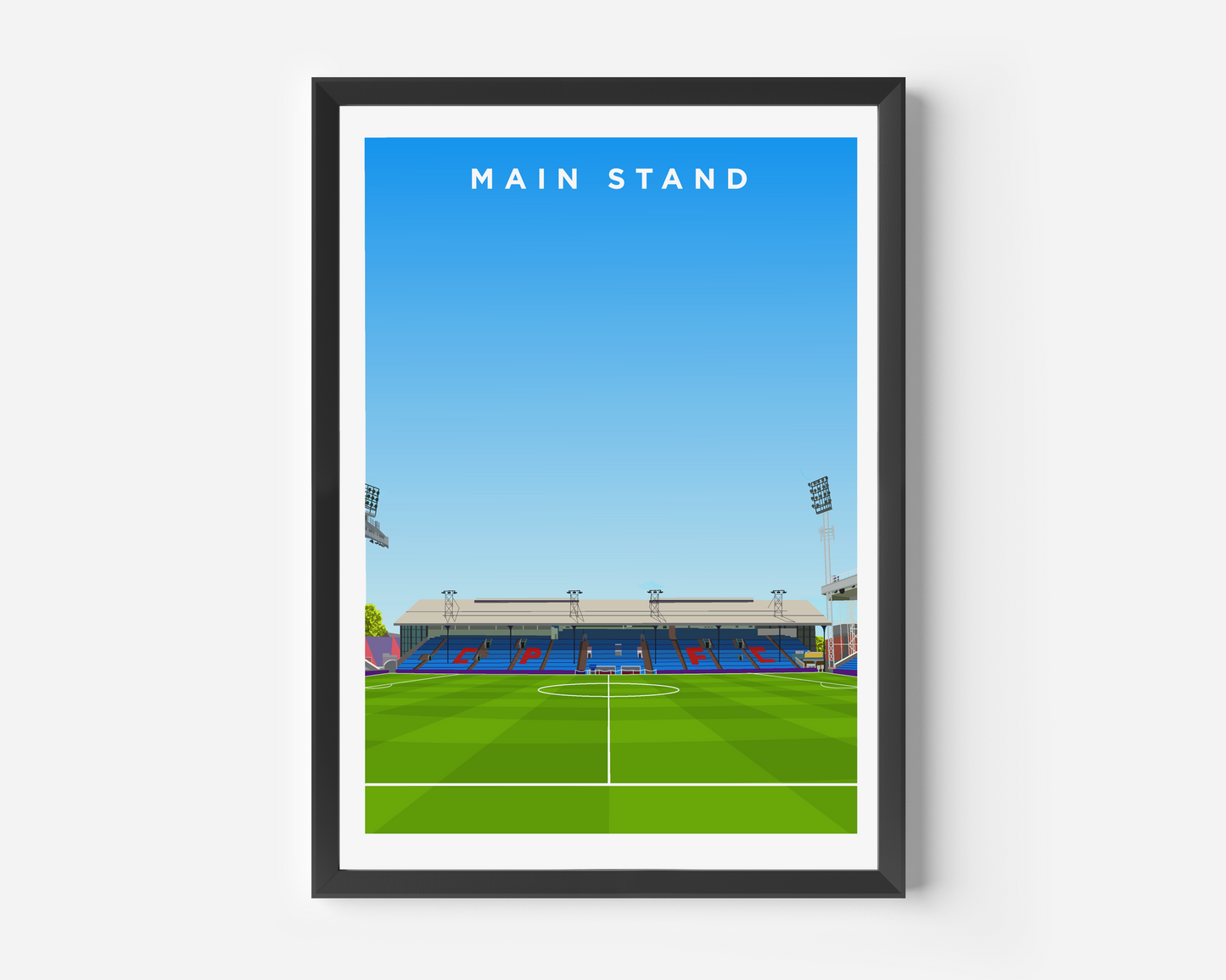 Main Stand Print - Crystal Palace - Selhurst Park
