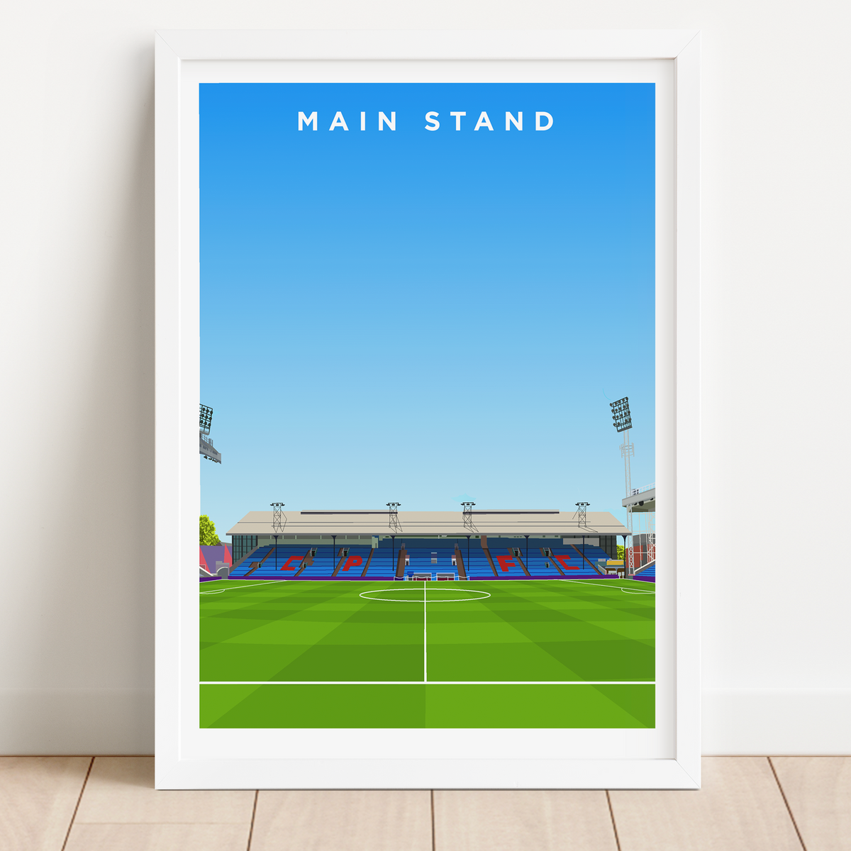Main Stand Print - Crystal Palace - Selhurst Park
