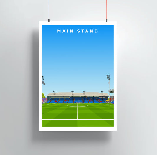 Main Stand Print - Crystal Palace - Selhurst Park