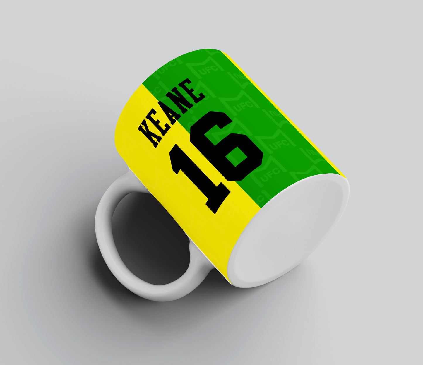 Personalised Retro Man Utd Mug - Any Name and Number