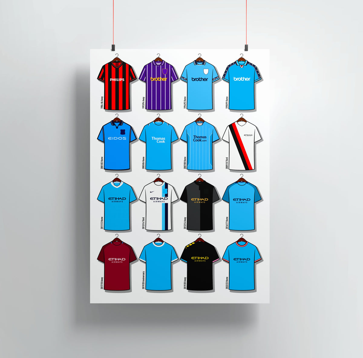 Man City Shirts Print